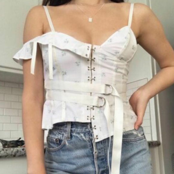 For Love And Lemons Tops - NWOT For Love & Lemons Sabine Corset Top